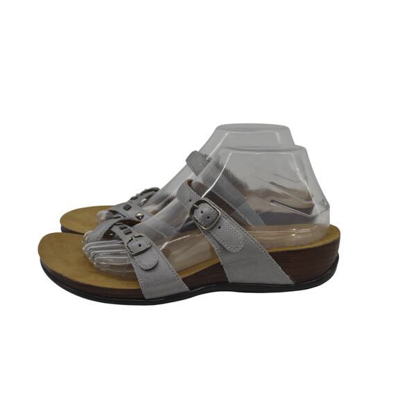 SAS Jett Toe Loop Slide Women's Sandals USA Size 9.5M Gray - Picture 1 of 14